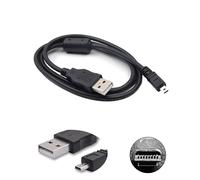 Cavo USB da 1,9 m per caricatore fotocamera Olympus CB-USB7 compatibile con Olympus Stylus SZ-15 X-990 VG-120 VG-140 VG-160 VR-120 VR-130 VR-310 VR-320 VR-330 VR-340 VR-350 VR-350 VR-350 R-360