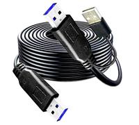 Cavo USB da 40 m A maschio a maschio, prolunga USB 3.0 per trasferimento dati hard disk, stampanti, modem, macchine fotografiche, dispositivo di raffreddamento per computer portatili