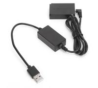 Cavo USB da 55,5 V, alimentatore mobile, accoppiatore CC, batteria fittizia LPE12, compatibile con Canon M, M2, M10, M50, M100