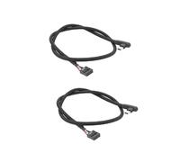 Cavo USB da 9 Pin un Tipo C da 2 Pezzi per la Scheda Madre del Computer, la Linea nel Rete Antischermatura Migliora la Stabilità e la Velocità 60 cm