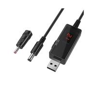 Cavo USB da USB un 9V, da 5V un 12V, Cavo USB 5V Boost un 9V Convertitore di Tensione 12V 1A Trasformatore di Volt Step- Linea di Alimentazione