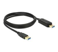 Cavo USB Delock 1,5 m USB 3.0-A a USB 3.0-A Nero