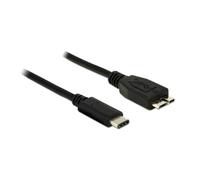 Delock Cavo da spina USB-C SuperSpeed a spina USB tipo Micro-B 1 m nero