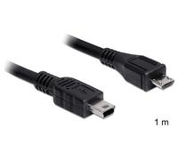 Cavo USB DELOCK 1m USB2.0 microB/miniB