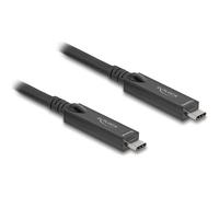 Cavo USB-C ottico attivo DeLOCK 84255 5 m USB 3.2 Gen 2 10 Gbit/s Nero