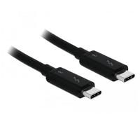 DELOCK - 84844 - Thunderbolt 3 Kabel schwarz 0,5m