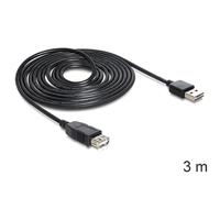 Cavo USB Delock EASY-USB 2.0-A 3m Nero