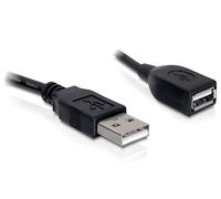 DELOCK CABLE DE EXTENSIÃ“N USB 2.0 AA 15 CM MACHO/HEMBRA