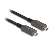 Cavo USB DeLOCK ottico attivo USB-C Video + Dati PD da 8 m (Delock - Type-C kabel 24 pin USB) [84147]