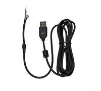 Cavo USB di ricambio per webcam Logitech C925e, 1,8 m, cavo di riparazione in metallo e plastica per connessioni video stabili in casa e in streaming, nero