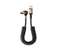 Cavo USB di Tipo C con Molla A 90 Gradi, Cavo di Ricarica Rapida di Tipo C da 6A per 15 16, per , per , Cavo USB di Tipo C
