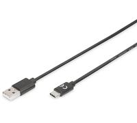 CAVO USB DIGITUS 2.0 da 2 x USB A Maschio a USB C Maschio 1 m