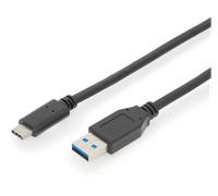 CAVO USB DIGITUS 2.0 da USB C Maschio a USB A Maschio 1 m