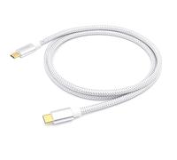 Equip 128358 - Cavo USB 3.2 Gen 2 C a C, M/M, 2 m, PD100 W, 4 K/60 Hz, 10 Gbps, colore: Bianco