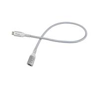 Equip 128376 - Prolunga USB 3.2 Gen 2C a C, 1,0 m, M/F, 4 K/60 Hz, 10 Gbps, bianco