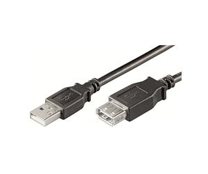 CAVO USB EWENT Cavo di prolunga Ewent EC1013 USB 2.0 Tipo A Maschio a Tipo A Femmina 3m Nero