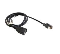 Cavo USB for auto a installazione diretta Ingresso audio Aux Cavo USB for auto for auto 100 cm ABS nero for Forest Man For Legacy