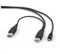 CAVO USB GEMBIRD 2.0 da Micro-USB A Maschio a Mini-USB B Maschio 0,9 m