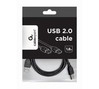 Cavo USB Gembird CCP-USB2-AMAM-6 1,8 m USB A/A Maschio Nero