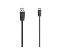 Cavo USB - Hama - 00200657 - 1 m - USB 3.2 Gen 2 - USB A e C - Nero