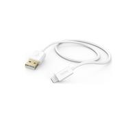 Cavo USB - Hama - 00201581 - 1,5 m - USB 2.0 - Lightning - Bianco