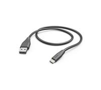 Hama Cavo di ricarica USB USB 2.0 Spina USB-A, Spina USB-C® 1.50 m Nero