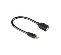 Cavo USB Hama 75039626 Mini B Maschio a A Femmina 0,15 m Nero OTG
