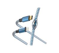 Cavo USB - Hama - Riflettente - 1,5 m - Lightning - USB C - Blu