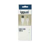 CAVO USB IGGUAL 2.0 da USB A Maschio a USB C Maschio 1 m
