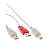 CAVO USB INLINE 2.0 da 2 x USB A Maschio a USB B Maschio 1 m