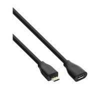 CAVO USB INLINE 2.0 da Micro-USB B Maschio a Micro-USB B Femmina 2 m