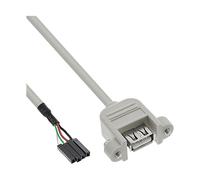 CAVO USB INLINE 2.0 da USB A Femmina a Maschio 0,4 m