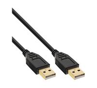 InLine Cavo USB 2.0 34310S da A a A nero con contatti dorati 1 m