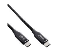 CAVO USB INLINE Cavo magnetico USB-C, spina/spina USB-C, 100W, nero, 1m