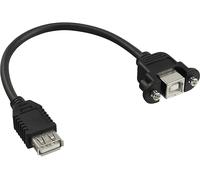 CAVO USB INLINE da USB A Femmina a USB B Femmina 0,2 m