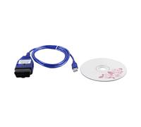 Cavo USB K+Dcan Namvo con interruttore per strumento di diagnostica del telaio serie E, cavo OBD2, funzioni compatibili di lettura e reset degli errori 【Blu】