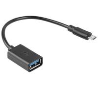 CAVO USB LANBERG 2.0 da Micro-USB A Maschio a USB A Femmina 0,15 m