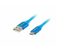Cavo USB Lanberg 2.0 Maschio/Micro USB maschio carica rapida 3.0 1 m blu