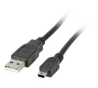 Cavo Lanberg Mini USB a USB 2.0 1,8 m Nero