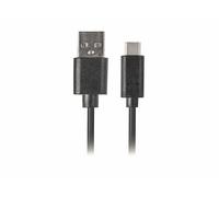 CAVO USB LANBERG 2.0 da USB C Maschio a USB A Maschio 0,5 m