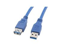 Cavo USB Lanberg CA-US3E-10CC-0018-B 1,8 m USB A USB A Bluoro Cavo USB Lanberg CA-US3E-10CC-0018-B 1,8 m USB A USB A Bluoro