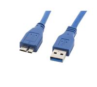 Cavo USB Lanberg CA-US3M-10CC-0005-B 0,5 m Micro-USB A USB A Oro Blu