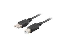 Cavo USB Lanberg CA-USBA-15CU-0010-BK 1 m USB 2.0 Nero