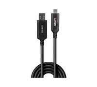 Lindy 43395 cavo USB 3.2 Gen 1 [3.1 1] 10 m A C Nero (10m Type to - Hybrid Cable) [43395]