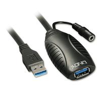 Lindy 43156 cavo USB USB 3.2 Gen 1 (3.1 Gen 1) 10 m USB A Nero (43156)