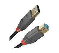 Lindy 36740 cavo USB 0,5 m USB 3.2 Gen 1 3.1 Gen 1 USB A USB B Nero