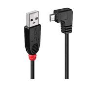 Lindy 31976 cavo USB USB 2.0 1 m USB A Micro-USB B Nero