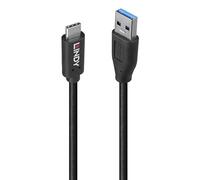 Cavo USB Lindy 36972 1,5 m USB A a USB C 3.2 Gen 2 10 Gbit/s Nero