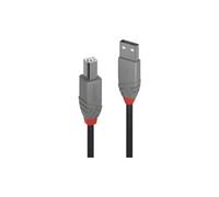 Cavo USB LINDY Anthra Line 5 M 60 MB/s - Contatto Placcato Oro - Nero