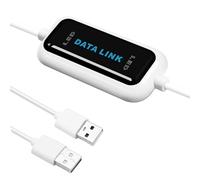 Cavo USB link, cavo di trasferimento USB da PC a PC, USB 2.0, computer portatile, dati Sync Link File Transfer Copy Cable, per Windows 11/10/8.1/8/7/Vista/XP/2000, facile copia tra 2 computer